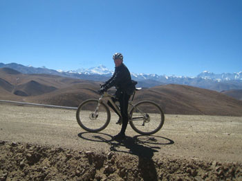 Tibet Mountain biking