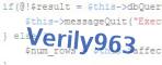 verification code